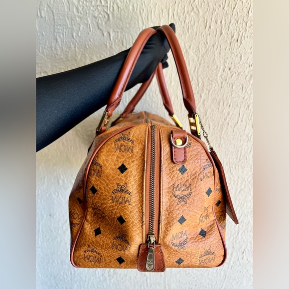 MCM Visetos Boston Bag - Picture 5 of 11